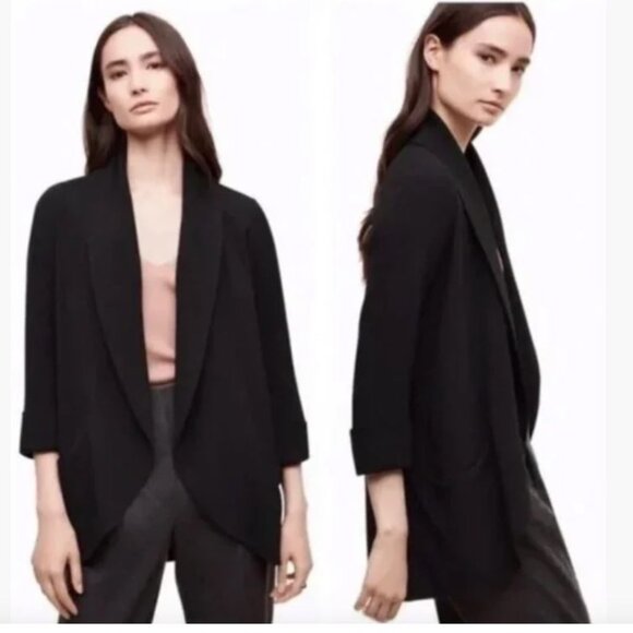 🌹NWOT Aritzia Wilfred Chevalier Open-Front Blazer Jacket - Picture 2 of 7